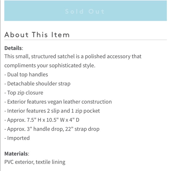 Matt & Nat Tacoma Black Mini Satchel - Picture 8 of 8